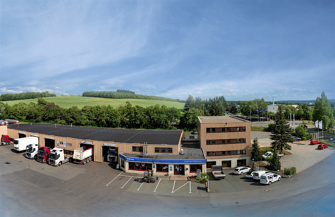 Kfz-Werkstatt Knoll von oben