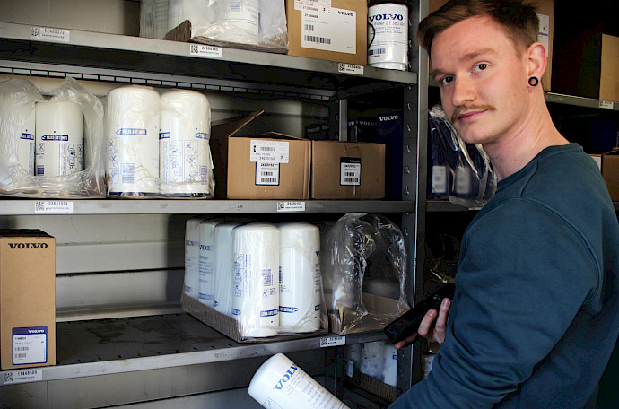 Lkw-Ersatzteilverkauf