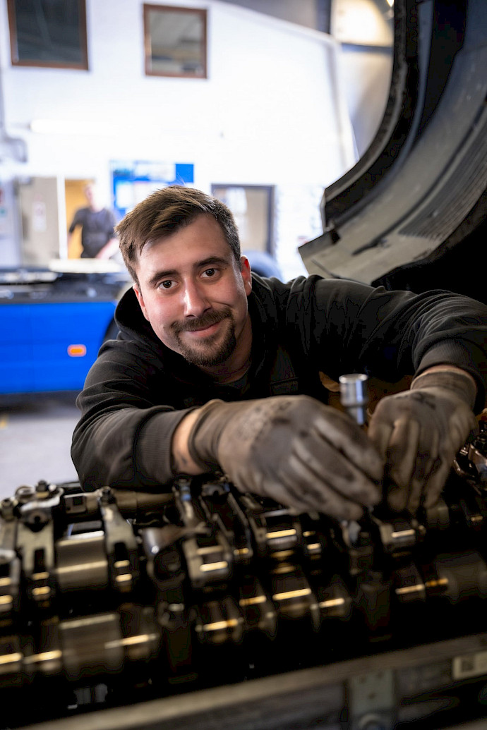 Reparatur und Wartung in unserer Volvo-Werkstatt